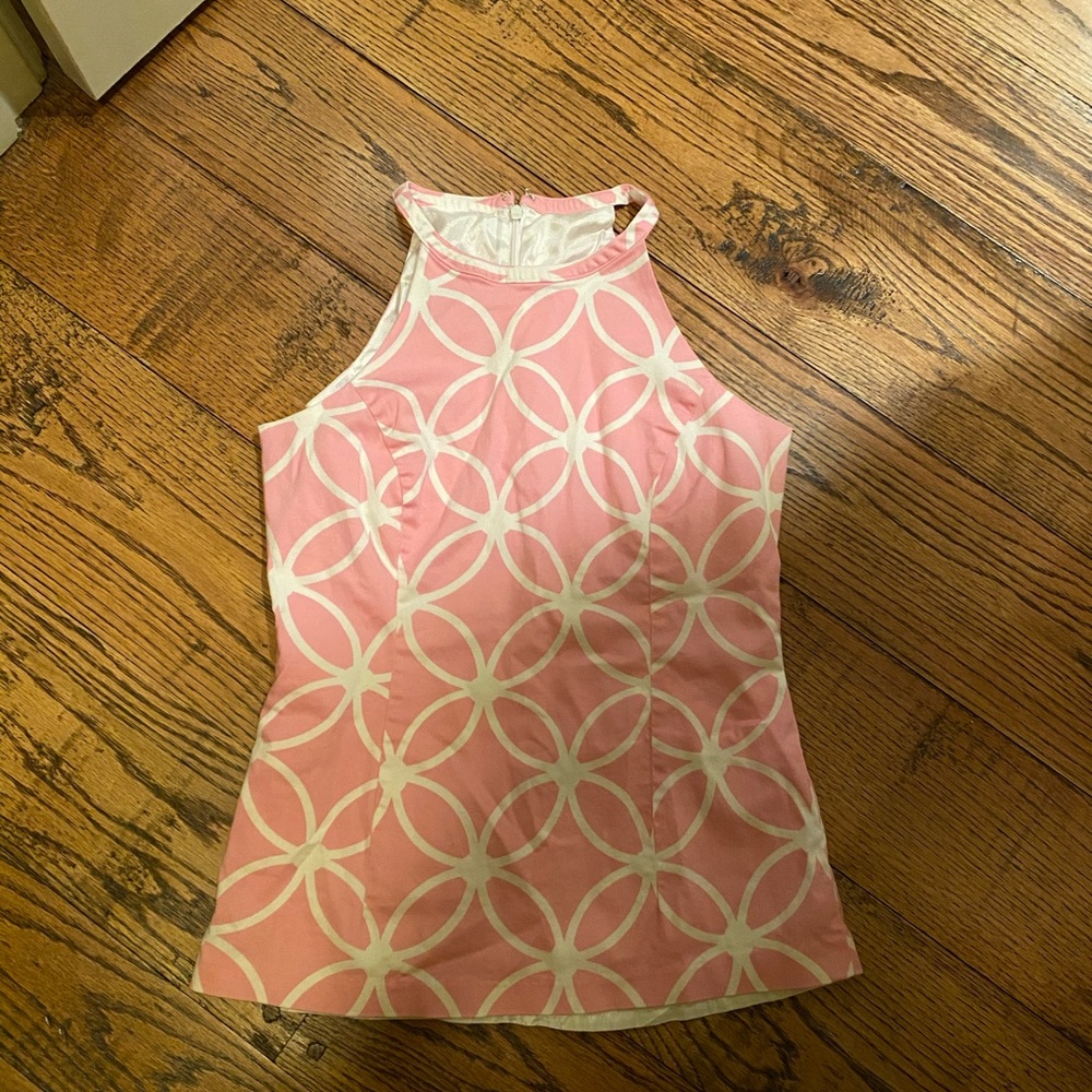 skirtin around pink pattern tank